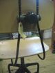 Toledo Draftsman Chair Adjustable Seat & Back Casters Industrial Steampunk Post-1950 photo 4