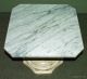 6029: Vintage Italian Signed Marble Top Table Made Italy Tuscan Look Lovely Post-1950 photo 1