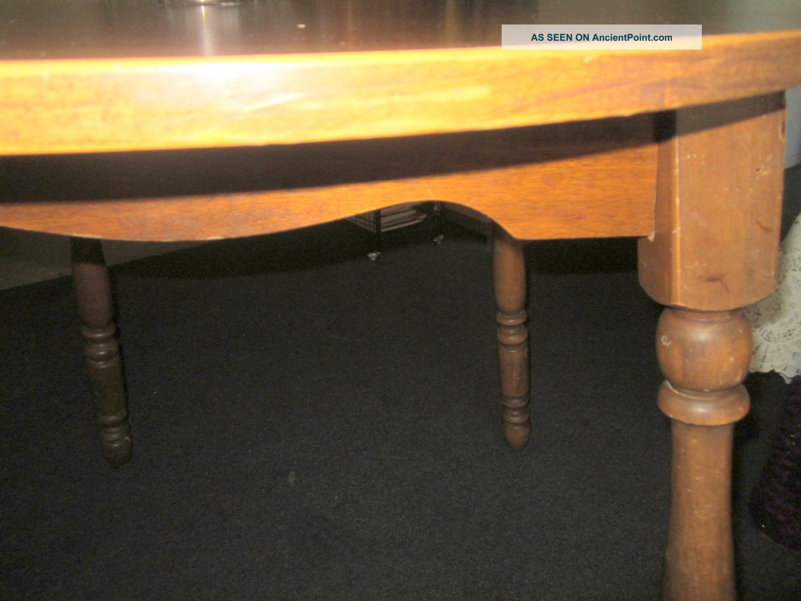 Drop - Leaf Expendable Wood Dinning Table 36 X 48 X 30 1900-1950 photo