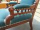 50133 Antique Victorian Walnut Chair With Needlepoint Seat 1800-1899 photo 6