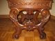 Rare Toscana Walnut Period Antique Desk Chair Cupid Clock Italy 1800-1899 photo 6