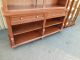 50920 Large Cherry 2 Piece China Cabinet Curio Cubboard Bookcase Post-1950 photo 1