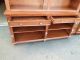 50920 Large Cherry 2 Piece China Cabinet Curio Cubboard Bookcase Post-1950 photo 2