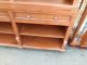50920 Large Cherry 2 Piece China Cabinet Curio Cubboard Bookcase Post-1950 photo 7