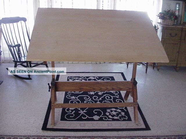 Antique Drafting Table 1900-1950 photo