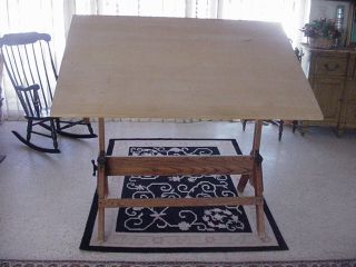 Antique Drafting Table photo