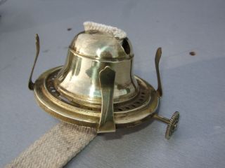 Single Wick Brass Oil Lamp Burner (30 Mm Thread) photo