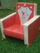 Antique 1940 ' S Solid Mahogany Child Rocking Chair Other photo 3