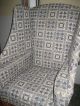 Wing Back Upholstered Chair - 1960 ' S Johnston Co.  - Very Unusual Post-1950 photo 2