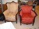 Antique Brocade Sofa & 2 Chairs 1900-1950 photo 1