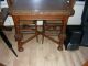 Dining Or Game Table Antique Oak 1920’s Real 1900-1950 photo 10