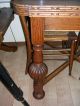 Dining Or Game Table Antique Oak 1920’s Real 1900-1950 photo 1