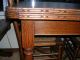Dining Or Game Table Antique Oak 1920’s Real 1900-1950 photo 2
