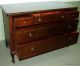 5886: French Louis Xv Flame Carved Mahogany Dresser 1900-1950 photo 1
