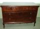 5886: French Louis Xv Flame Carved Mahogany Dresser 1900-1950 photo 2