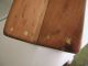 Antique Wooden Step Stool / Foot Stool - Stained Painted Green Unknown photo 9