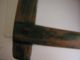Antique Wooden Step Stool / Foot Stool - Stained Painted Green Unknown photo 11