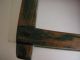 Antique Wooden Step Stool / Foot Stool - Stained Painted Green Unknown photo 8