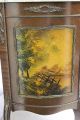 Vintage Marble Top Cabinet Louis Xvi Style Hand Painted Scenes 1900-1950 photo 2