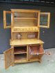 Primitive Kitchen Cabinet Pre Hoosier Style Oak,  Pine. 1800-1899 photo 3