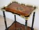 French Napoleon Iii Period Two Tiered Table With Elaborate Inlaid,  19th 1800-1899 photo 5