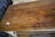 Vintage Butcher Block Table Wood Frame On Casters Workbench Kitchen Island Unknown photo 1