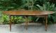American C 1880 Country Antique Cherry Drop Leaf Dining Banquet Table Seats 8/10 1800-1899 photo 2