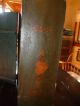 Antique Wood Cupboard With Old Blue/ Paint & Pennsylvania Dutch Toll Paint Unknown photo 5