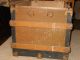 Steamer Trunk Chest 1900 ' S Estate Purchased Antique Beauty 1900-1950 photo 5