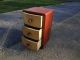 Vintage Mid - Century Modern Solid Wood Nightstand Sikes Furniture Leather Unique 1900-1950 photo 3