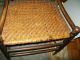 Antique Vintage Rush Seat Chair Spindle Back 1900-1950 photo 1
