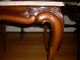 Gorgeous Vintage Pair Of Mahogany With Marble Top End Tables 1900-1950 photo 2