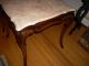 Gorgeous Vintage Pair Of Mahogany With Marble Top End Tables 1900-1950 photo 7
