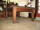 Antique Large Heavy Oak Work Table Conference Dining 1900-1950 photo 1