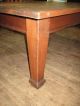 Antique Large Heavy Oak Work Table Conference Dining 1900-1950 photo 5