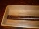 Antique Wood Library Card File Cabinet Box Drawer Part With Handle 1900-1950 photo 4