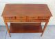 English Antique Mahogany Console / Hall Table With 6 Drawer. 1900-1950 photo 1