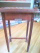 Gorgeous Antique Betumal Vintage Arts & Crafts Telephone Table Display Stand 1900-1950 photo 4