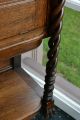 Gorgeous Antique Oak Liquor Cabinet,  Carved Open Twists,  Claw Feet,  Refinished 1800-1899 photo 4