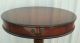 Antique Vintage Imperial End Coffee Lamp Game Table Federal Mid Century 1900-1950 photo 4