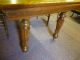 Antique Oak Farm Table Extension W/ Leaves Refinished Made In Usa 1900-1950 photo 5