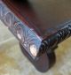 Vtg Mission Library Table W Carved S Shaped Legs & Decorative Trim,  72 X 19 X 27 1900-1950 photo 9