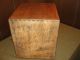Antique Quarter Sawn Macey Oak Dovetailed 3 Drawer Box Filing Cabinet 1900-1950 photo 7