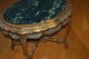 Gorgeous Antique Barbola Roses Swags Ornate Coffee Side Table Marble French 1900-1950 photo 8