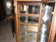 Quartersawn Oak China Cabinet With Lions Heads 1900-1950 photo 10