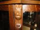 Quartersawn Oak China Cabinet With Lions Heads 1900-1950 photo 8