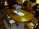 Antique Oak Table Extension Table W/ 5 Leaves Solid 1/4 Sawn Oak Refinished 1900-1950 photo 2