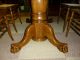 Antique Oak Table Extension Table W/ 5 Leaves Solid 1/4 Sawn Oak Refinished 1900-1950 photo 6