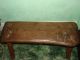 Antique Vintage Bench Table Chair Furniture Oak Usa Garden Wood Folk Art Bedroom Post-1950 photo 1