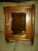 Antique Oak Medicine Cabinet (refinished) Marked Philadelphia Pa.  Beveled Mirror 1900-1950 photo 6